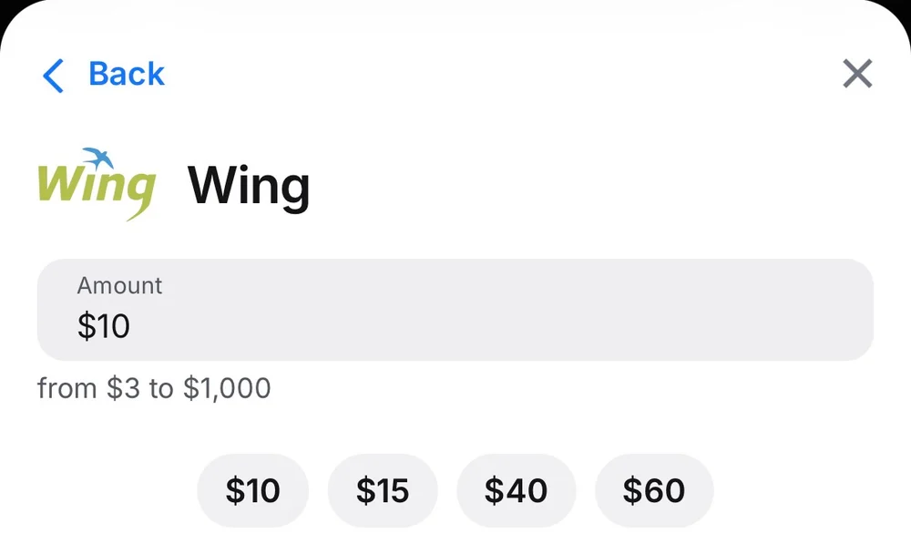 ការជ្រើសរើស Wing នៅលើ 1win